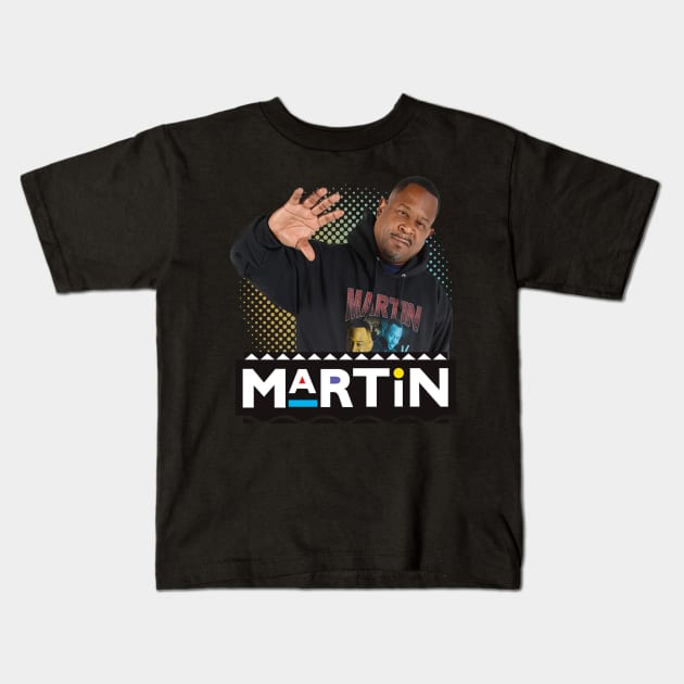 Martin Lawrance tv show Kids T-Shirt by oxdolito